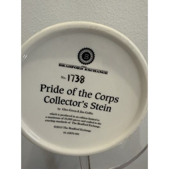 The Bradford Exchange Pride Of The Corps Collectors Stein 2013. #1738 NEW - Picture 6 of 7